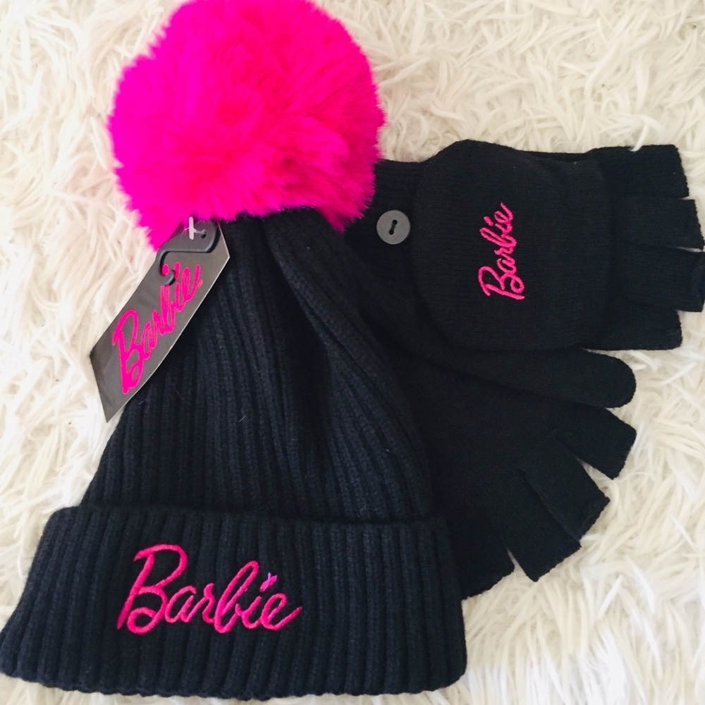 Barbie Beanie & Gloves Set